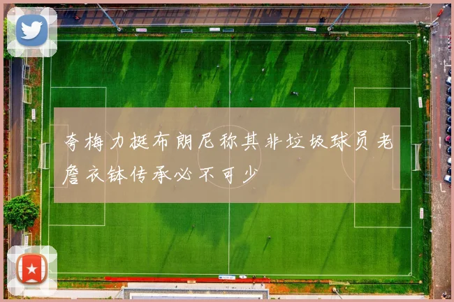夸梅力挺布朗尼称其非垃圾球员老詹衣钵传承必不可少
